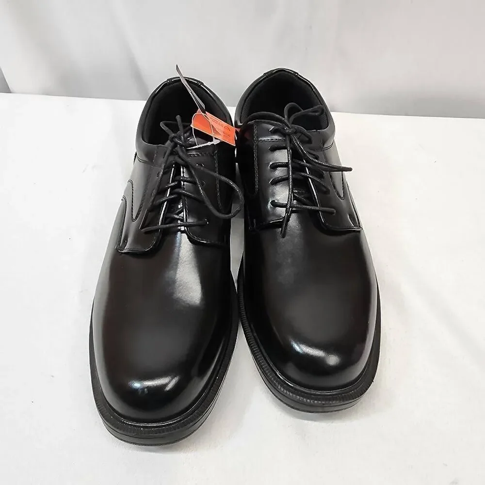 Deer Stags Men's 14 Times Round Oxford Black Leather Comfort Casual Shoes